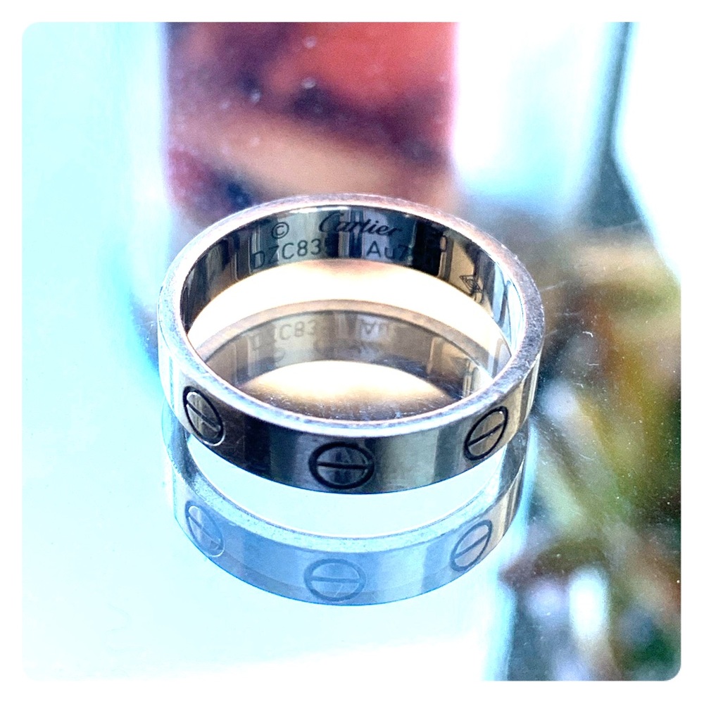 Cartier Love Wedding Band Ring sz 50